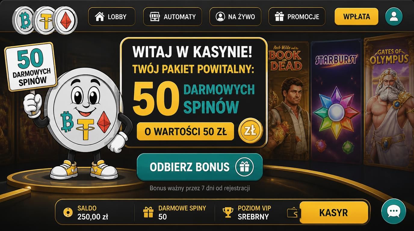 Darmowe spiny na automatach w Crypto Casino